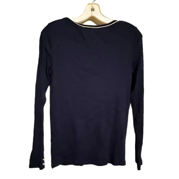 Lauren Ralph Lauren Boat Neck Ribbed Top - Image 3