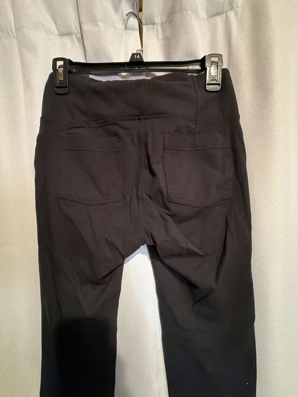 Athleta Black Athletic Pants Leggings Size M - Image 5