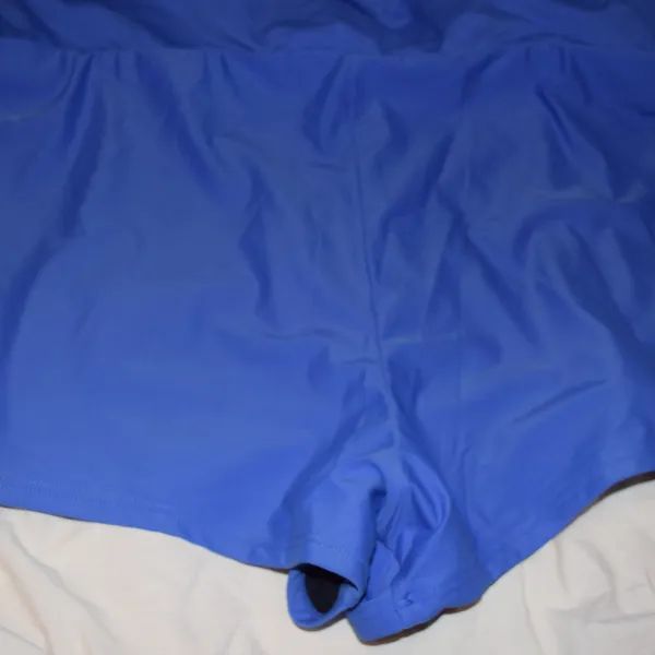 Blair Swim Skirt/Culotte, Blue/Mint Green, Size 26 - Image 5
