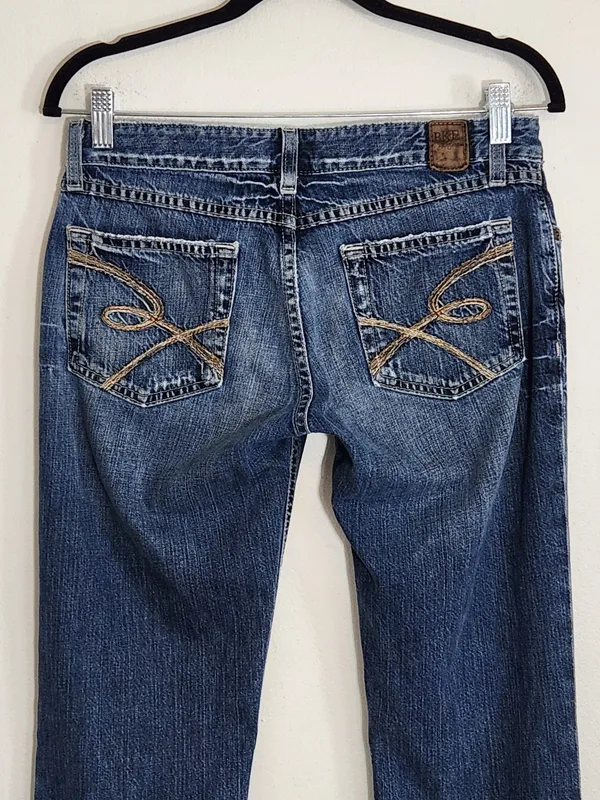 BKE Starlite 20 Distressed Bootcut Flare Jeans Size 29 - Image 4