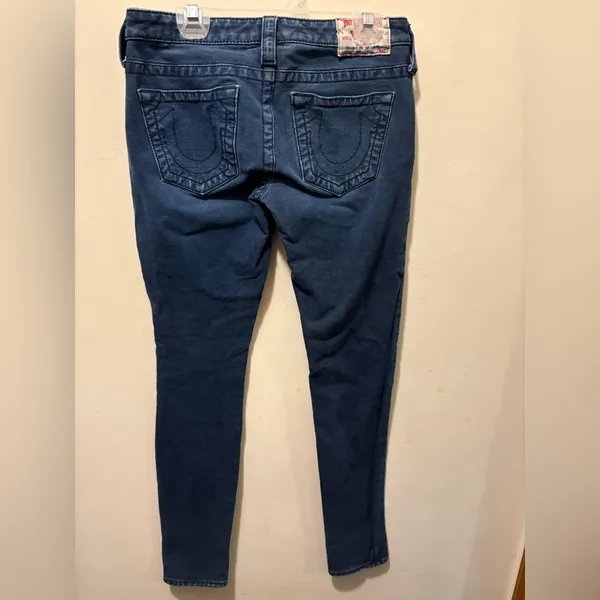 True‎ Religion low rise skinny jeans sz 24 - Image 7