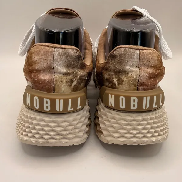 NOBULL Ripstop Runner Brown Tan Tie Dye‎ Training Shoes Womens 7 Mens 5.5 - Image 5