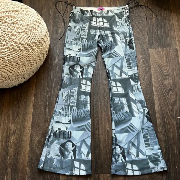 CASPER LACED FLARED PANTS - Image 3