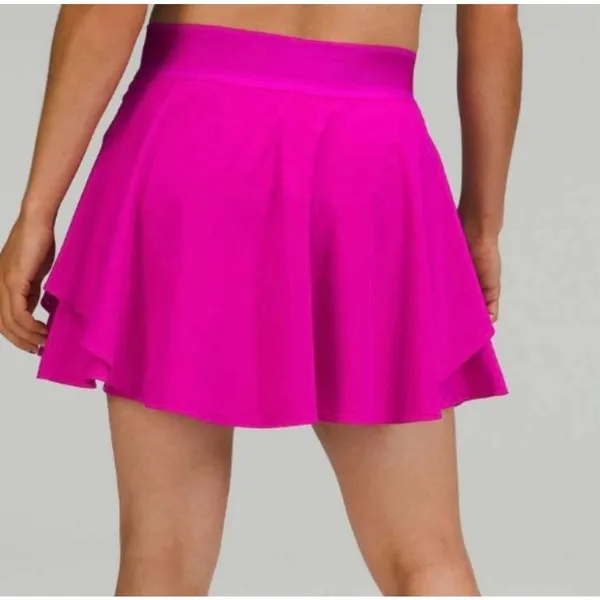 Lululemon Court Rival Perforated HR Skirt Long Size 4‎ Purple Highlight - Image 3
