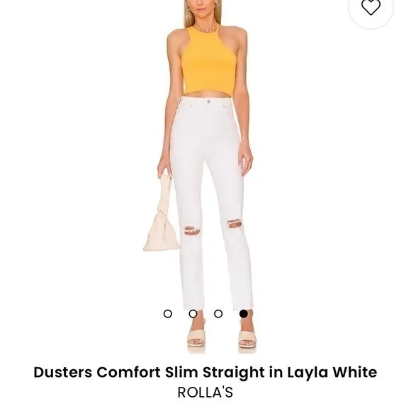 Rolla’s Dusters High rise slim straight Layla white‎ 27 - Image 3