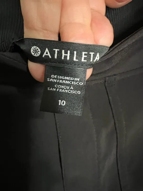 Athleta Black‎ Stretch Jogger Pants with Zip Pockets - Image 5