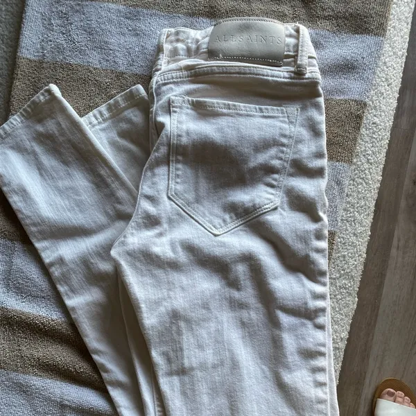 All Saints White Women's Jeans - Image 2