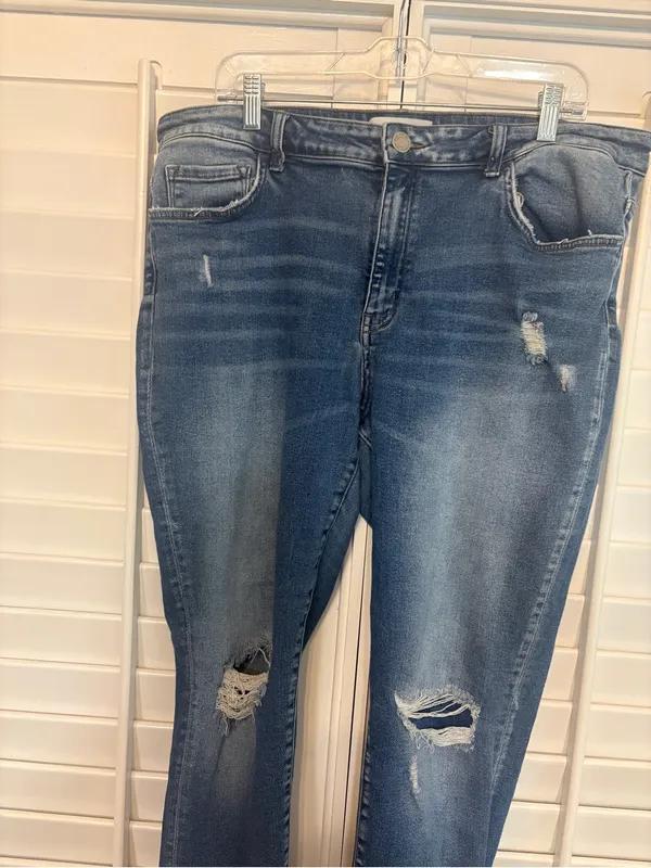 Vervet Skinny Leg Jeans Size 18 - Image 3