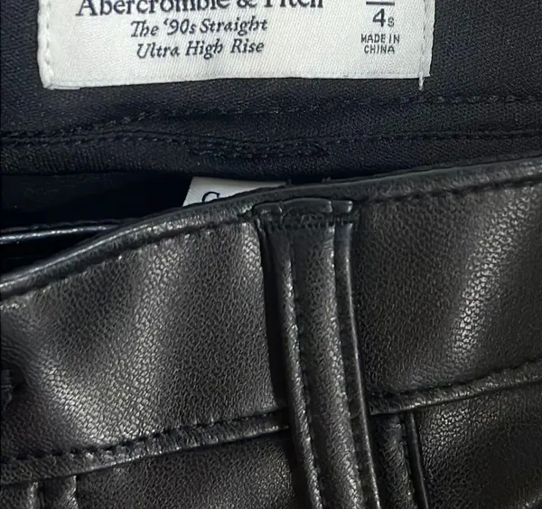Abercrombie And Fitch Faux Leather Pants - Image 2
