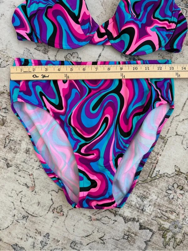 90s Venus Bikini psychedelic print - Image 2