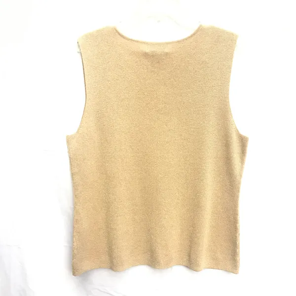 Like New XL Short Sleeve V Neck Tank Top Sleeveless Women’s Formal - Image 2