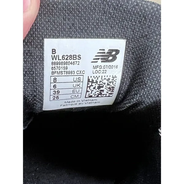 New Balance Women's WL628BS Flip Duo Black/Pink Size‎ 8 Casual Sneakers Shoes - Image 9