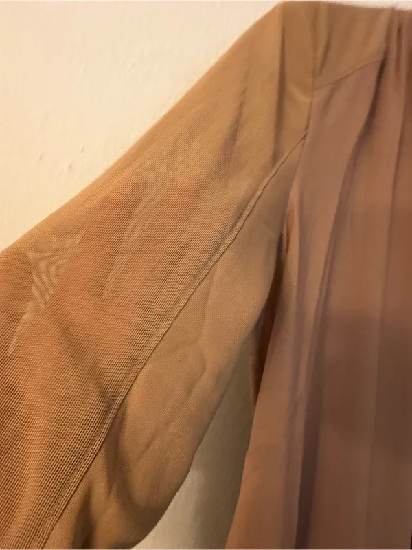 Lightweight Brown Draped Open - Image 3