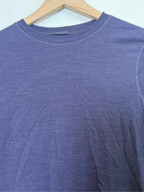 Lululemon Swiftly Wool Long-Sleeve Shirt *Waist Length Nightfall / Nightfall - Image 3