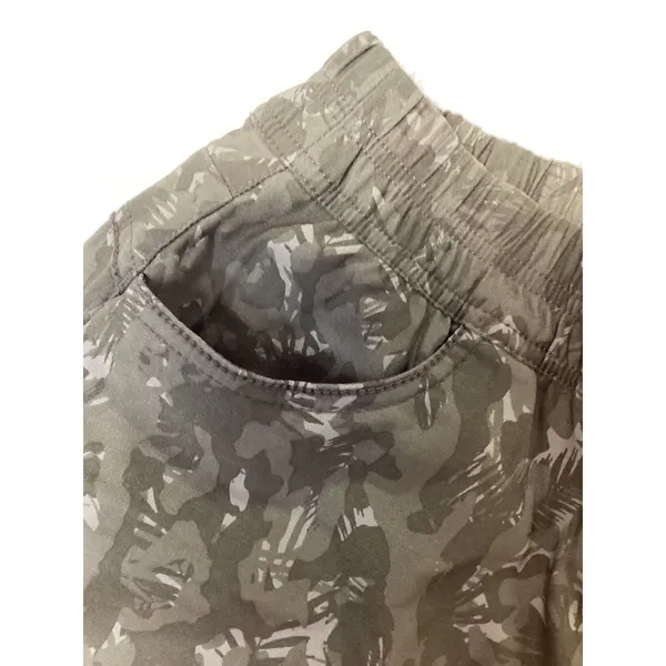 Prana Halle E-Waist Short II Evergreen Camo Green Hiking Shorts Womens 0 5in Ins - Image 4