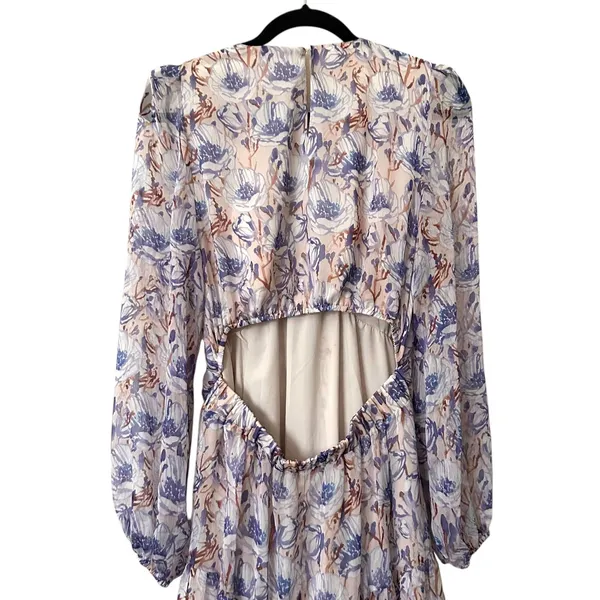 ASTR THE LABEL‎ Sedona Chiffon Floral Maxi Dress Medium - Image 5