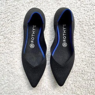 Rothy’s The Point Flat In Black - Image 2