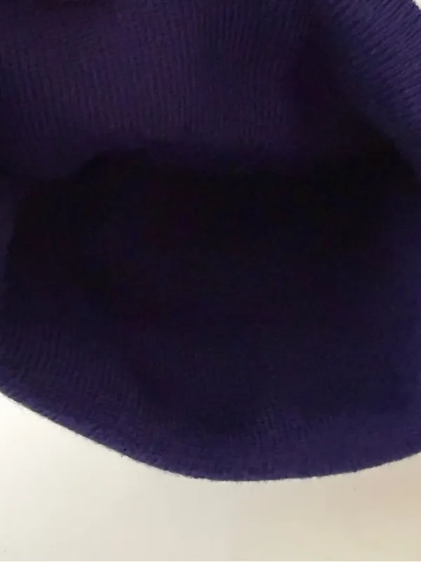 Source Unknown San Francisco State University Purple and Yellow Beanie Pom Pom - Image 2