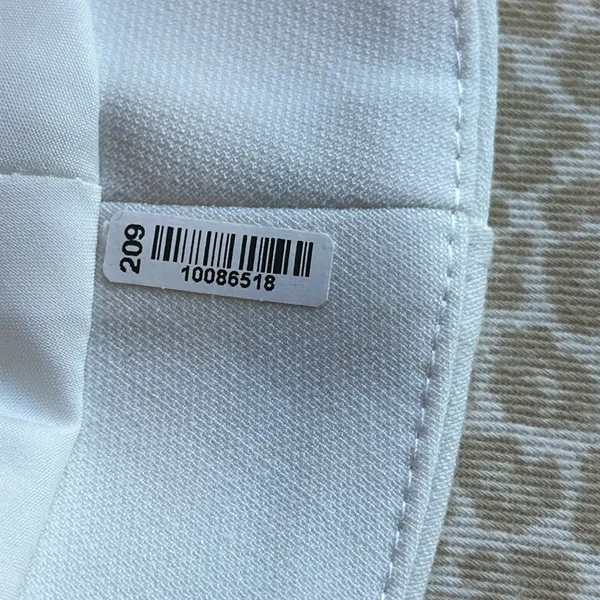 NWOT Likely white puffed short sleeve mini dressy dress fully lined size 6 - Image 13