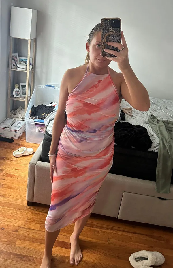 The Dye Dress Pink Size M - Image 6