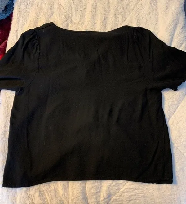 Urban Romantics Black Blouse - Image 2