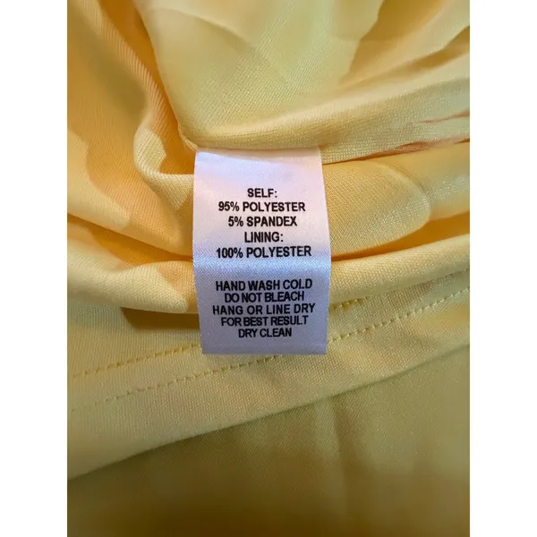 Lulus Dress Womens Size S Light Yellow Halter Fit & Flare Skater Mini - Image 4