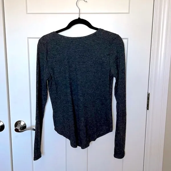 Vici Huxley Cotton Blend Henley Top - Image 3