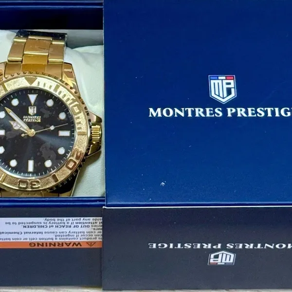 Montres Prestige x Invicta Men’s Gold 43mm Quartz Dress Watch BNIB - Image 2
