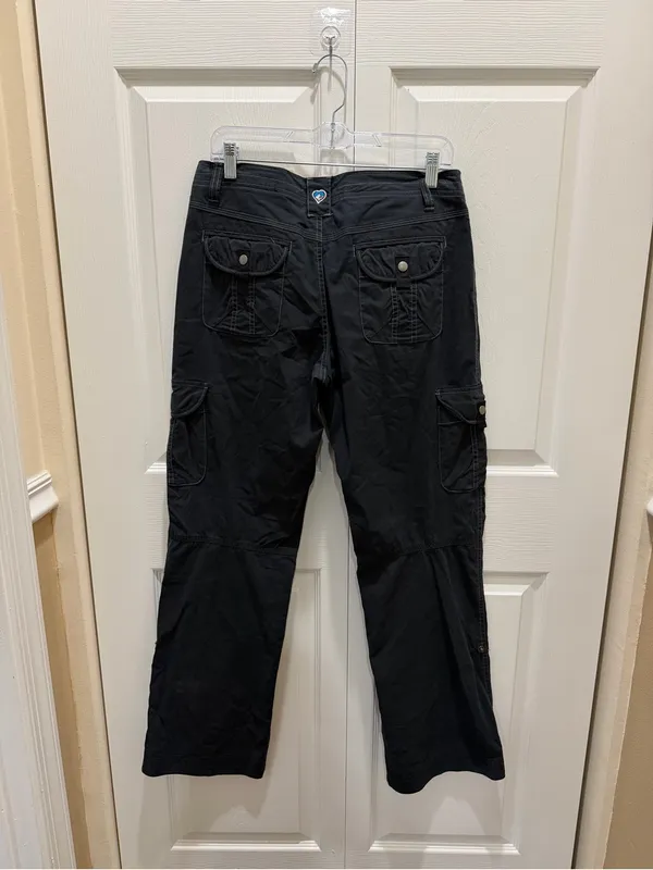 KUHL Women’s Black Hiking Pants Convertible Outdoor Cargo 8 - Image 2