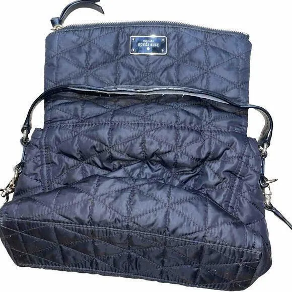 Kate Spade Blake Avenue Miri Quilted‎ Black Shoulder Bag Y2K Bratz New York - Image 7