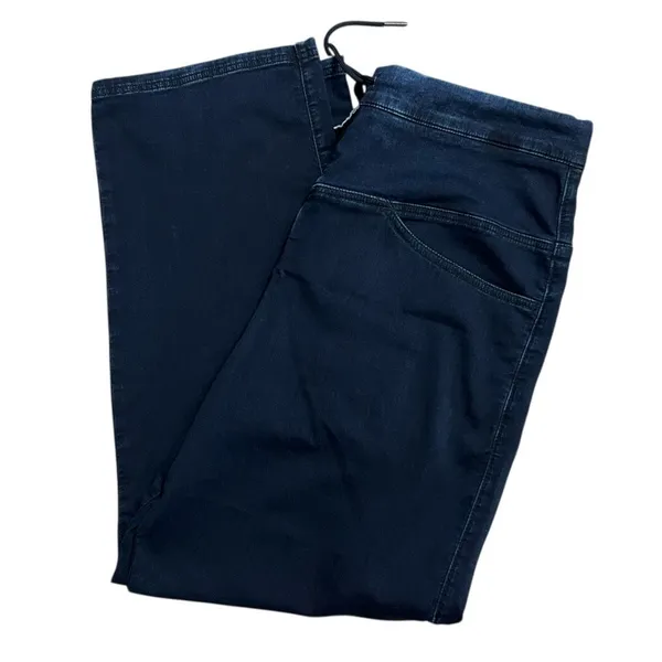 Marithe Francois Girbaud Dark Wash Pull On Stretch Jeans M Blue Size M - Image 4