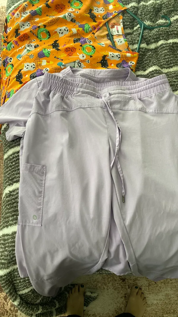 Barco One Scrub Set Purple Size M - Image 3
