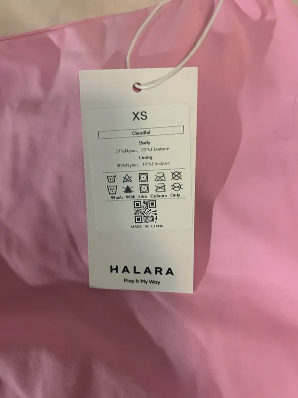 Halara tank top pink XS with slit  - Image 3