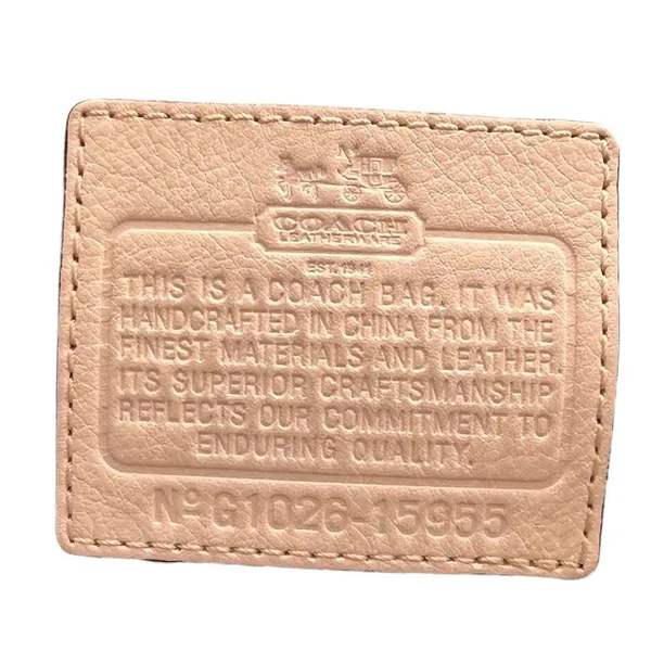 Coach Pebbled‎ Leather Purse - Image 6