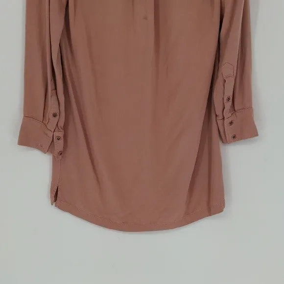 Lulus Best of All Pink‎ Long Sleeve Lace Up Dress Size Medium - Image 13