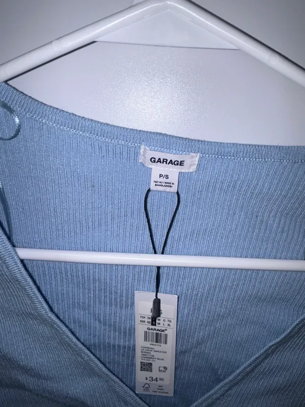 Garage Chandail LS crop sweater w/ ring - Image 3