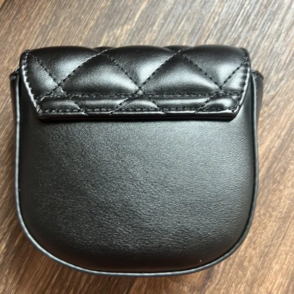 Black Quilted Mini Purse - Image 2