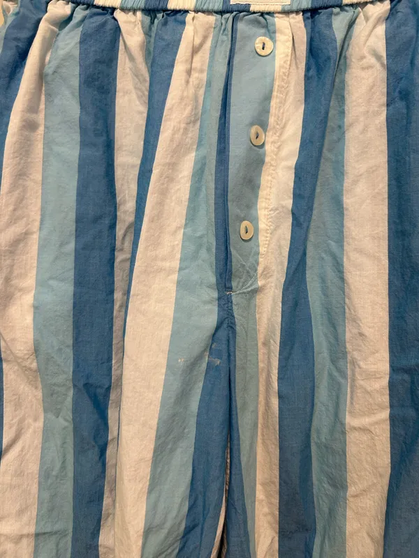 Anthropologie blue and white striped pajama pants - Image 12