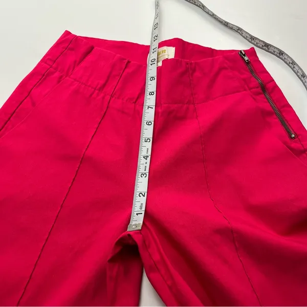 Maeve by Anthropologie Women’s Size‎ 2 Pink Wide-Leg Cropped Pant Pockets Preppy - Image 8