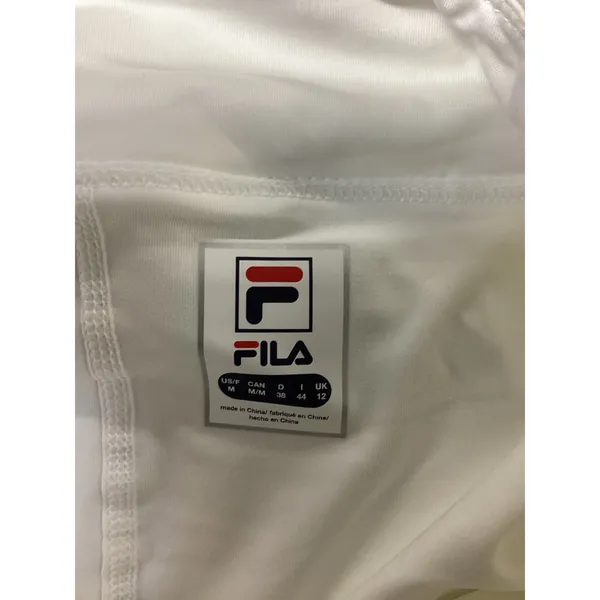Fila PerformaEnergy Womens Woven Pleated Tennis Skort White Size M see pictures - Image 5