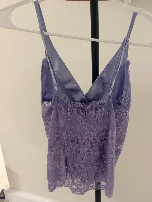 Forever 21 Lavender Lace Slip Cami - Image 3