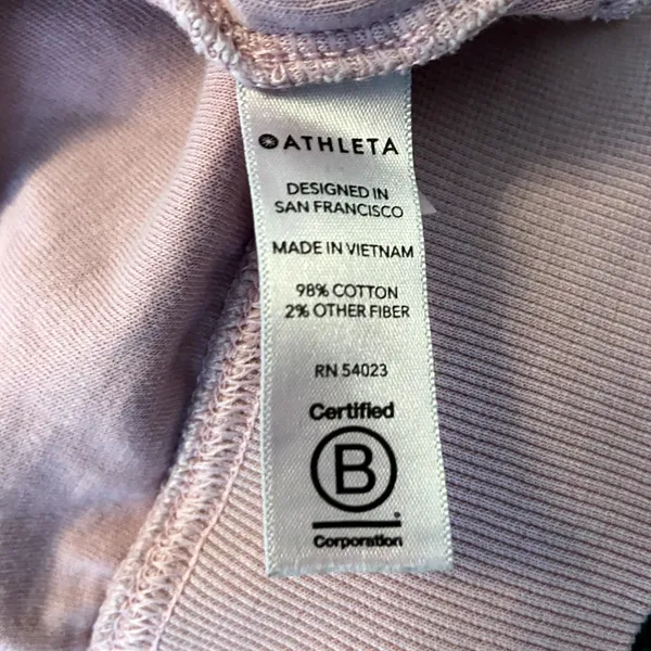 Athleta Sundown Sweatshirt Crew Neck Long Sleeve Oversized Pullover Glow Pink S - Image 4