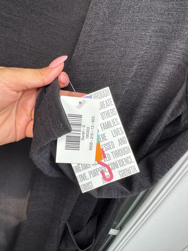 X😻LuLaRoe Sarah Black Long Open Front Cardigan - Image 3