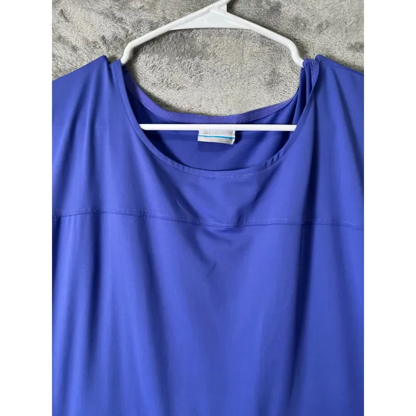 Columbia Blue‎ Active Dress Sleeveless Stretch Casual Sporty Pocket Gorpcore SM - Image 2