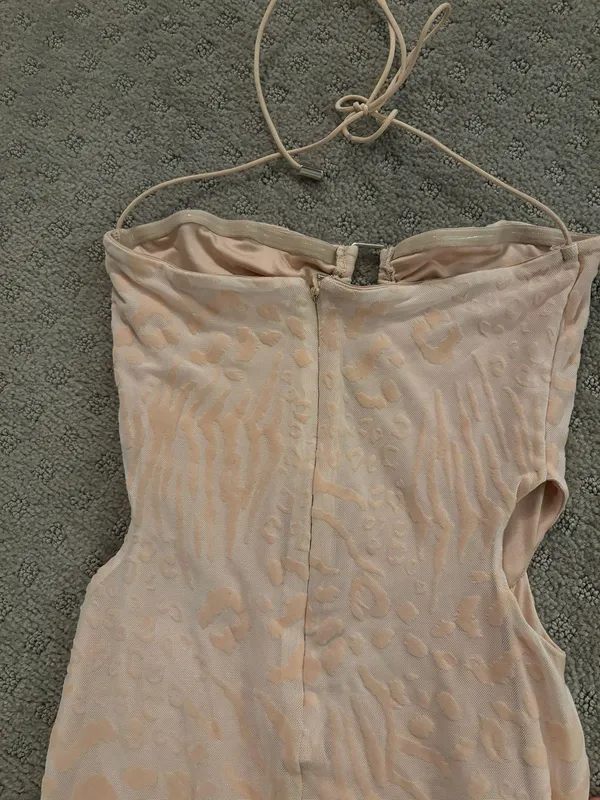 Generation Outcast Clothing White Mesh Jumpsuit With Cutouts - Image 7
