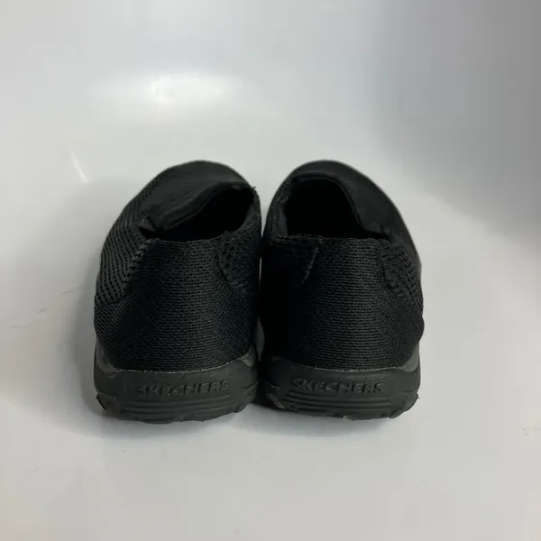 Skechers Reggae fest willow slip on shoes black flats women's size‎ 5.5 casual - Image 4