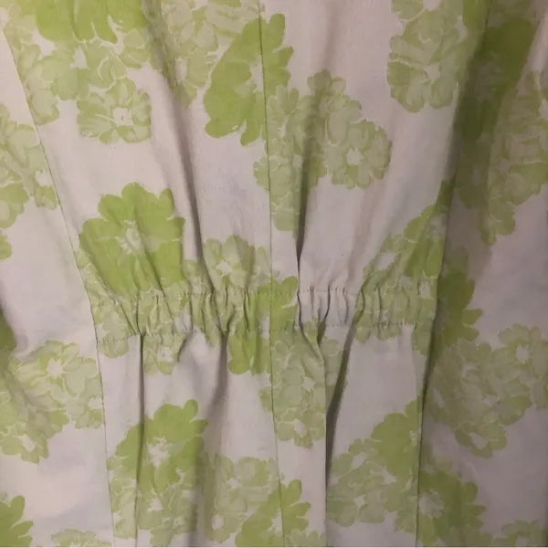 NWT Coldwater Creek Lime Floral Jacquard Blazer Jacket U21 - Image 4