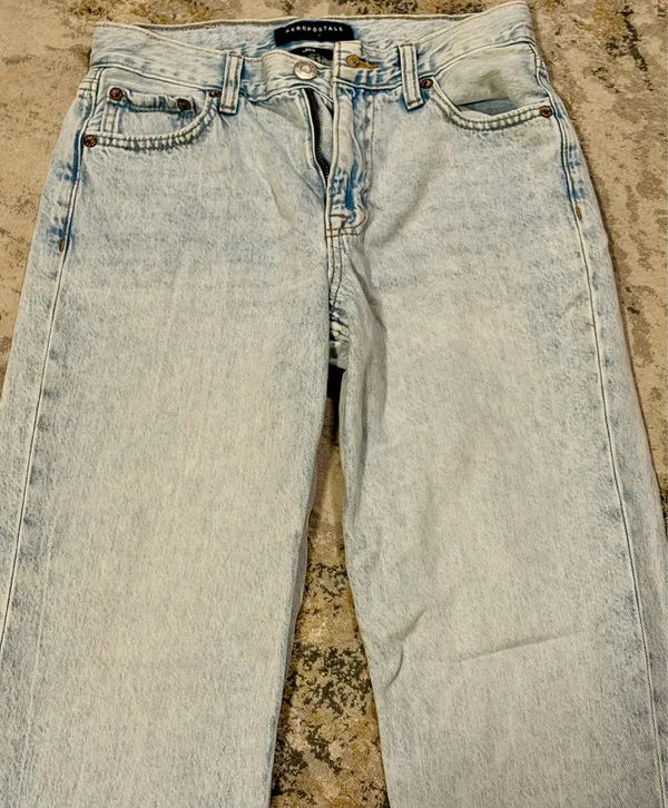 Aeropostale Jeans 90s Baggy Light Wash 0 - Image 2