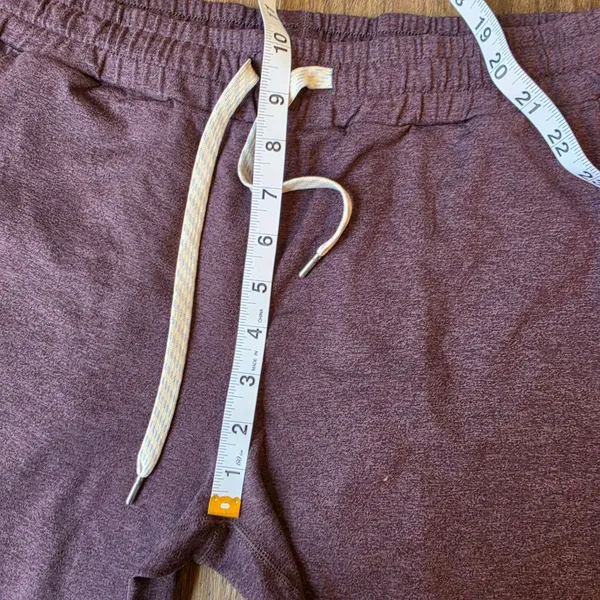 Vuori Womens Performance Jogger Dark Plum Purple Heathered Slim Sweatpants Small - Image 8