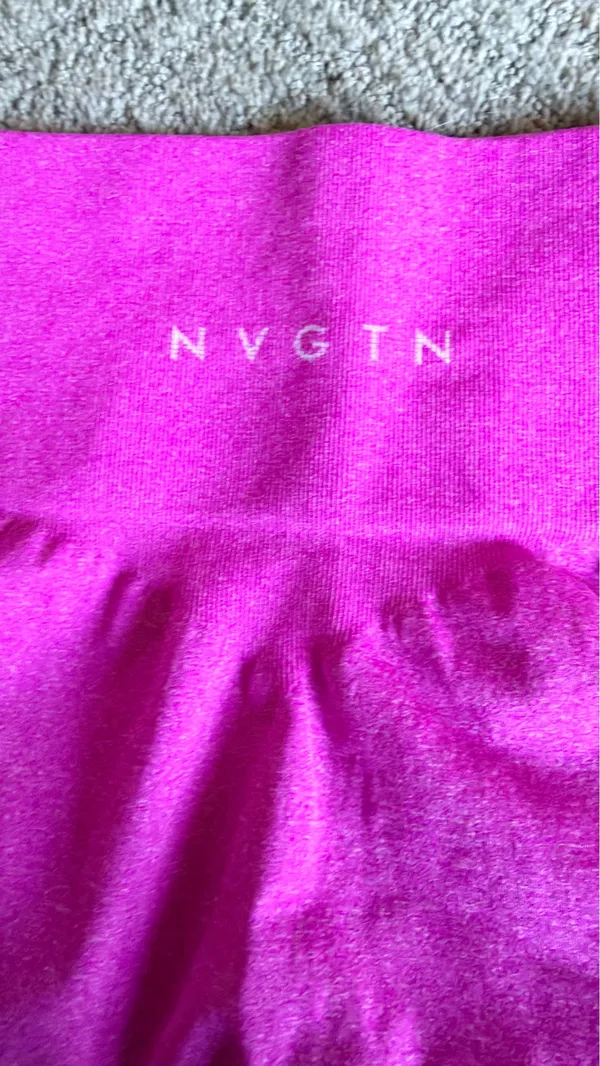 NWT NVGTN Hot Pink Performance Leggings - Image 3